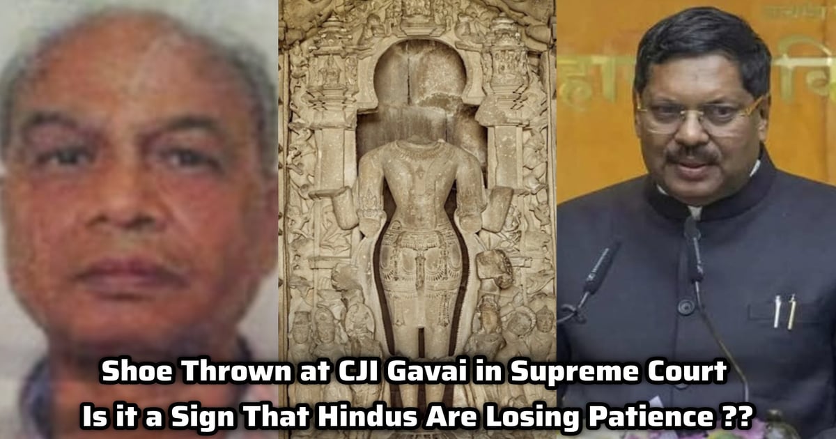 Shoe Thrown at CJI Gavai in Supreme Court: Is it Sign That Hindus Are Losing Patience